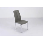 Somette Alyssa Starphire White 5-Piece Dining Set