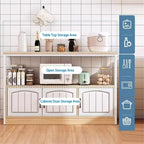 Kitchen Utility Storage Shelf with Cabinet
