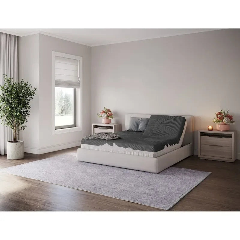GoodVibeSleep Soothe Flex Top Mattress and Adjustable Base Comfort Ensemble